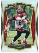 Tee Higgins 2020 Panni Select Premier Level Silver Prizm Rookie Card #160