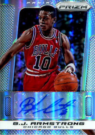 B.J. Armstrong 2013 Panini Prizm Autographed Card #7/25