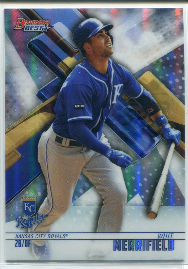 Whit Merrifield 2018 Bowman's Best Atomic Refractor Card