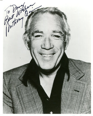 Anthony Quinn Autographed 8x10 Photo