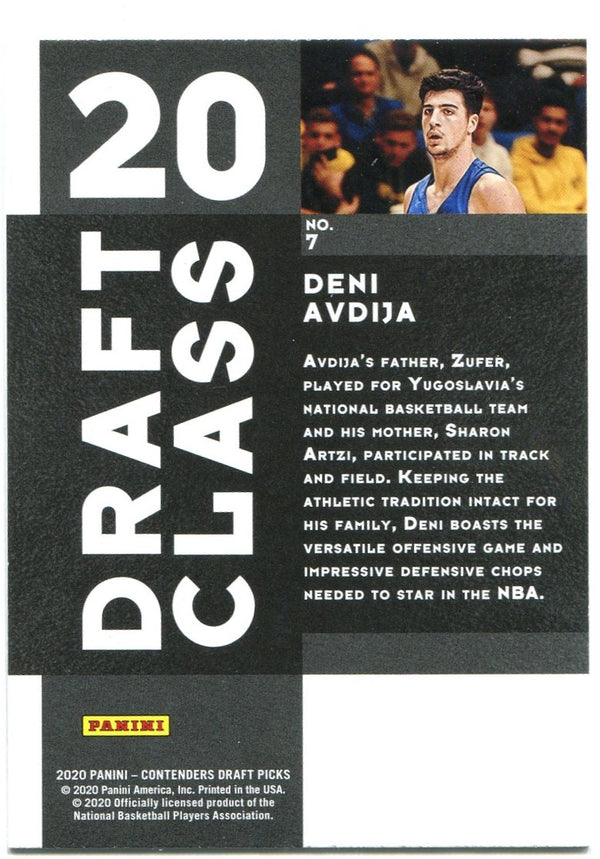 Deni Avdija Panini Contenders Draft Picks 2020