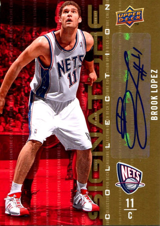 Brook Lopez 2009-10 Signature Collection Autographed Card