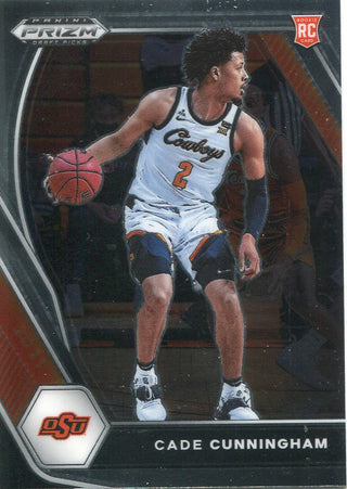 Cade Cunningham 2021 Panini Prizm Draft Picks Rookie Card