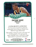 Dwyane Wade 2003-04 Topps Mark Of Excellence Autographed Card