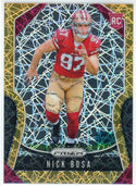 Nick Bosa 2019 Panini Prizm Orange Laser Prizm Rookie Card #311