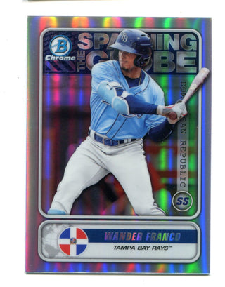 Wander Franco 2020 Bowman Chrome Spinning the Globe #STGWF RC