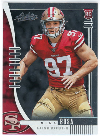 Nick Bosa 2019 Panini Absolute Rookie Card #131