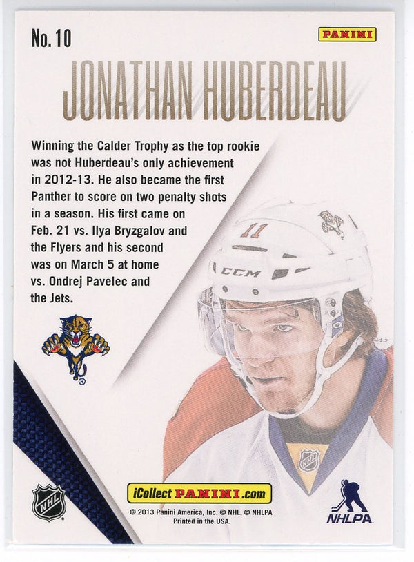 Jonathan Huberdeau 2013 Panini Rookie Card #10