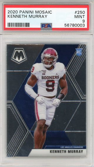 Kenneth Murray 2020 Panini Mosaic Rookie Card #250 (PSA)