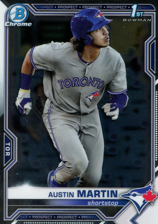 Austin Martin 2021 1st Bowman Chrome Card