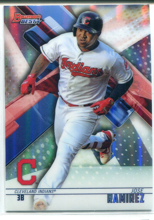 Jose Ramirez 2018 Bowman's Best Atomic Refractor Card