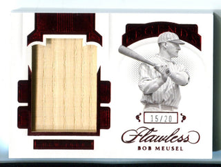 Bob Meusel 2021 Panini Flawless #LJMBM Card /20