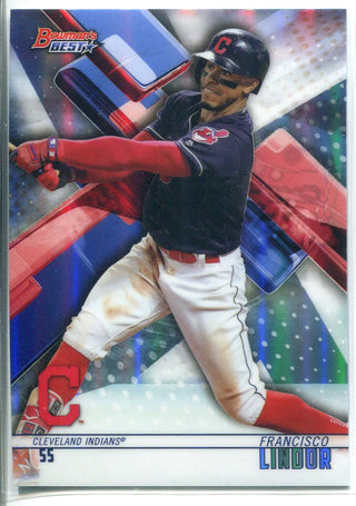 Francisco Lindor 2018 Bowman's Best Atomic Refractor Card