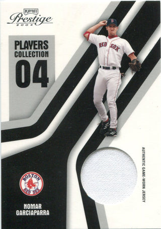 Nomar Garciaparra 2004 Donruss Playoff Game Worn Jersey Card