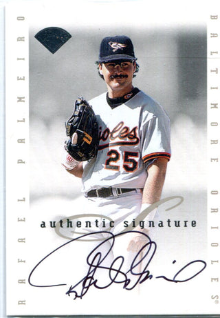 Rafael Palmeiro 1996 Donruss Autographed Card