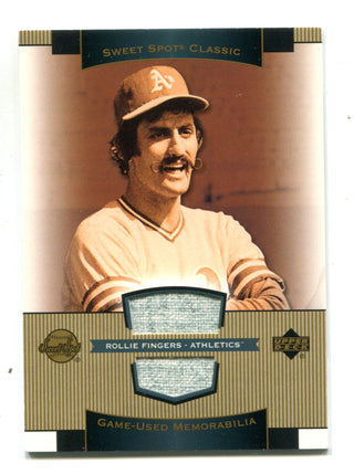 Rollie Fingers 2003 Upper Deck Sweet Spot Classic Memorabilia Card #sjrf