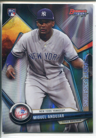 Miguel Andujar 2018 Bowman's Best Rookie Card