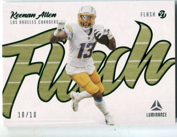 Keenan Allen 2021 Panini Luminance #F18 /10 Card