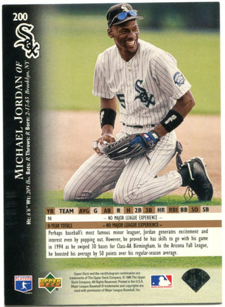 Michael Jordan Upper Deck  White Sox