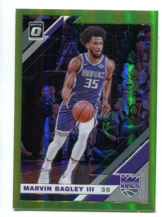 Marvin Bagley III 2018-19 Donruss Optic Lime Green Refractor Prizm #87 /149