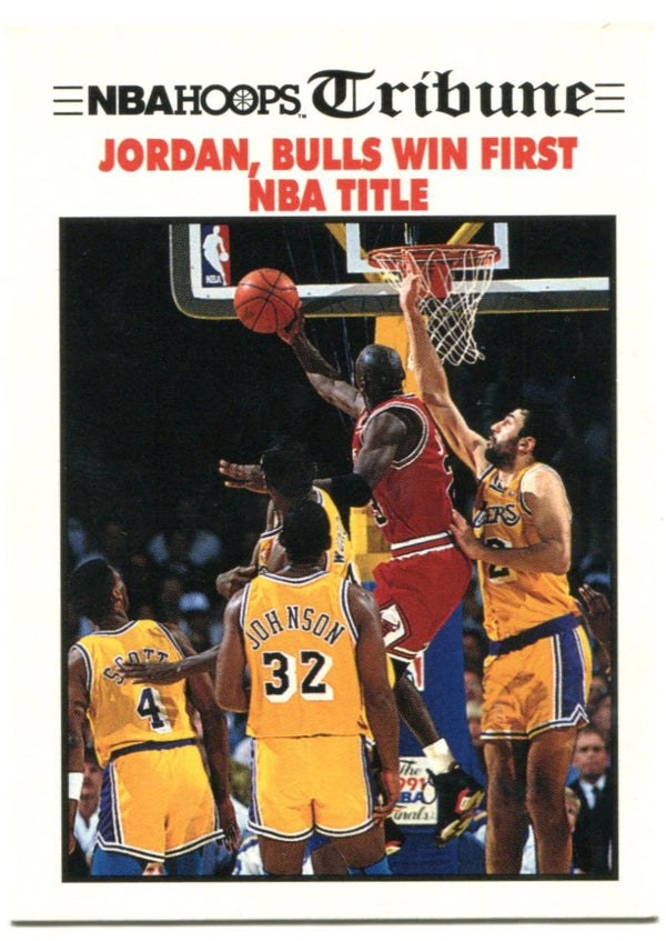 Michael Jordan Skybox NBA Hoops Tribune 1991