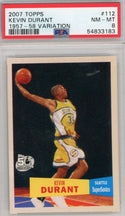 Kevin Durant 2007-08 Topps 1957-58 Variation #112 PSA NM-MT 8 RC