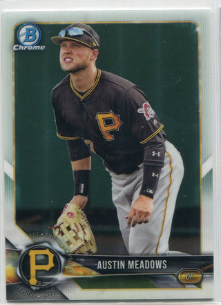 Austin Meadows 2018 Bowman Chrome Rookie Card