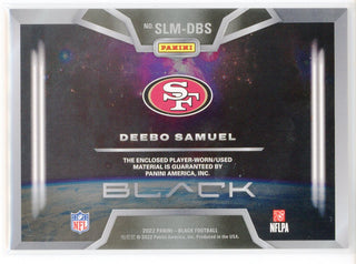 Deebo Samuel 2022 Panini Black Starlight Materials Patch Card #SLM-DBS