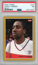 James Harden 2009 Topps Gold Card #319 (PSA NM 7)