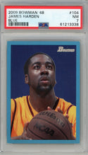 James Harden 2009 Bowman '48 Blue Card #104 (PSA NM 7)