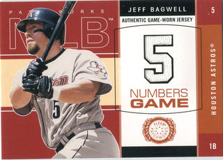 Jeff Bagwell 2003 Fleer Game Worn Jersey Card