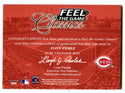 Tony Perez 2001 Fleer Feel The Game Classics Bat Card