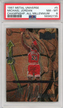 Michael Jordan 1997 Fleer Metal Universe All Millennium Card #5 (PSA)