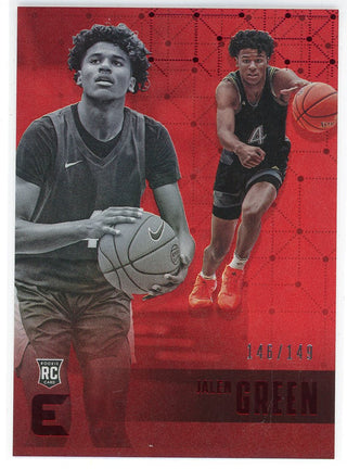 Jalen Green 2021 Panini Chronicles Essentials Draft Picks Rookie Card #104