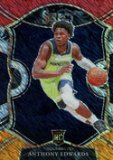 Anthony Edwards 2021 Panini Select Shimmer Rookie Card