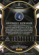 Anthony Edwards 2021 Panini Select Shimmer Rookie Card