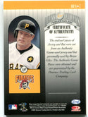 Brian Giles 2001 Donruss Leaf Dress for Success #DES7 Bat/Jersey Card