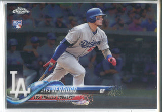 Alex Verdugo 2018 Topps Chrome Rookie Card