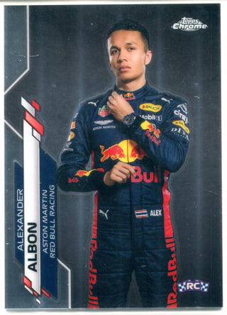 Alexander Albon 2020 Topps Chrome Rookie Card #5