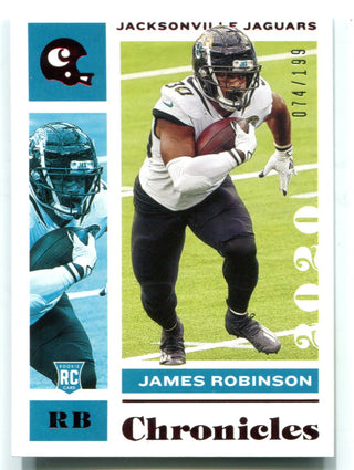 James Robinson 2020 Panini Chronicles #44 Rookie Card 074/199