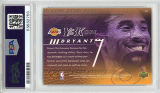 Kobe Bryant 2000 Upper Deck Card #187 (PSA)