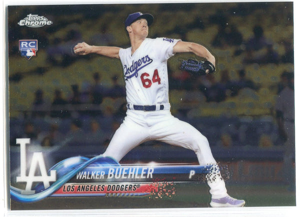 Walker Buehler 2018 Topps Chrome Rookie Card