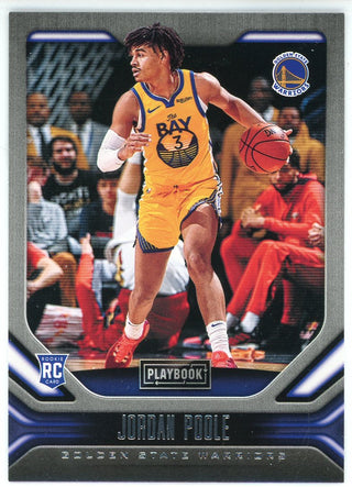 Jordan Poole 2019-20 Panini Playbook Rookie Card #192