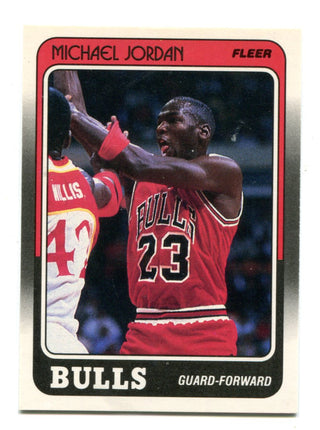 Michael Jordan 1988 Fleer Card #17 Card