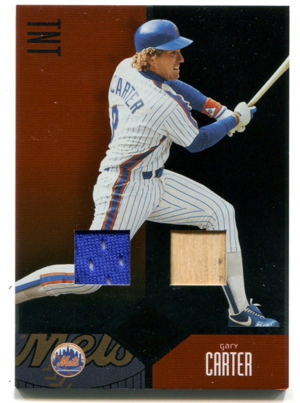 Gary Carter 2004 Leaf Limited Jersey/Bat Card  #209  27/50