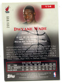 Dwyane Wade 2003 Topps Pristine #114 209/999