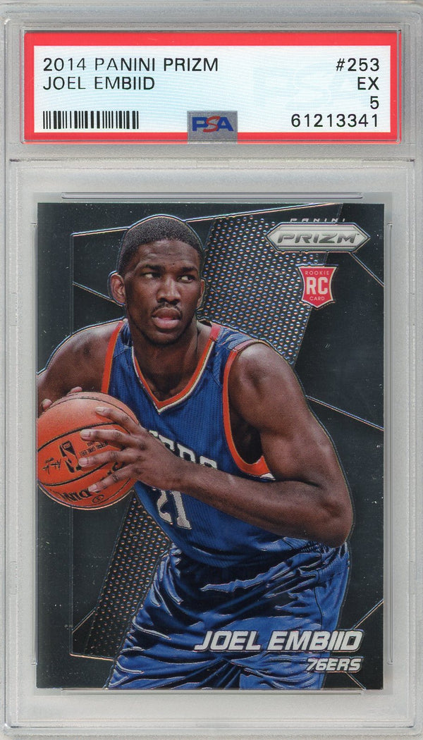 Joel Embiid  2014 Panini Prizm Card #253 (PSA EX 5)