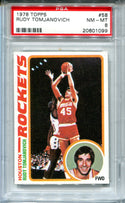 Rudy Tomjanovich #58 PSA NM-MT 8 Card