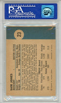 Sam Jones 1961 Fleer Card #23 (PSA NM-MT 8)