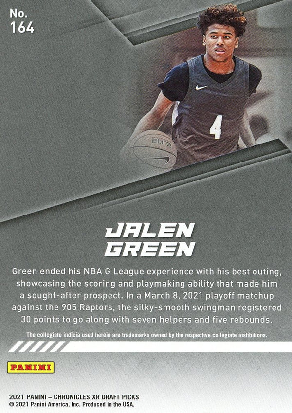 Jalen Green 2021 Panini Silver Rookie Card